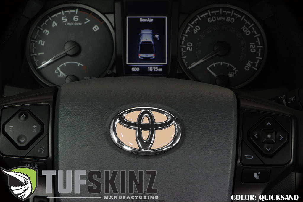 Steering Wheel Emblem Inserts Fits 2016-2023 Toyota Tacoma