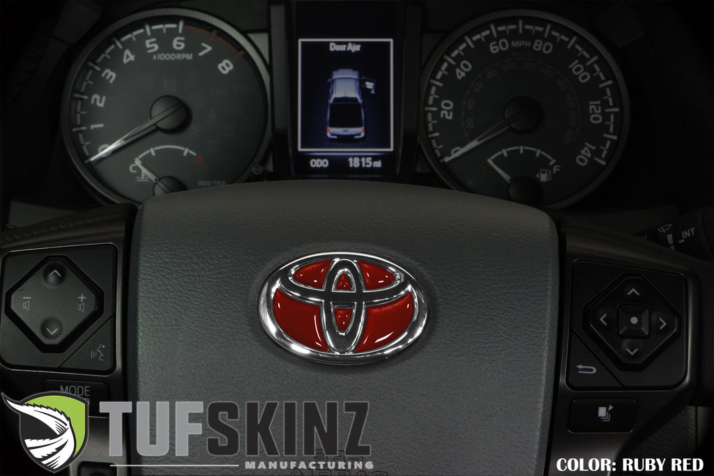 Steering Wheel Emblem Inserts Fits 2016-2023 Toyota Tacoma