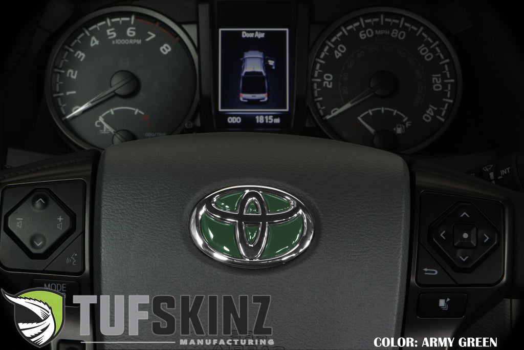Steering Wheel Emblem Inserts Fits 2016-2023 Toyota Tacoma