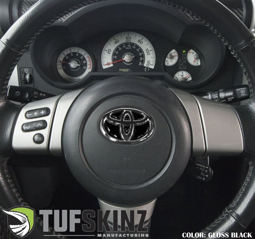 Steering Wheel Emblem Inserts Fits 2007-2014 Toyota FJ Cruiser