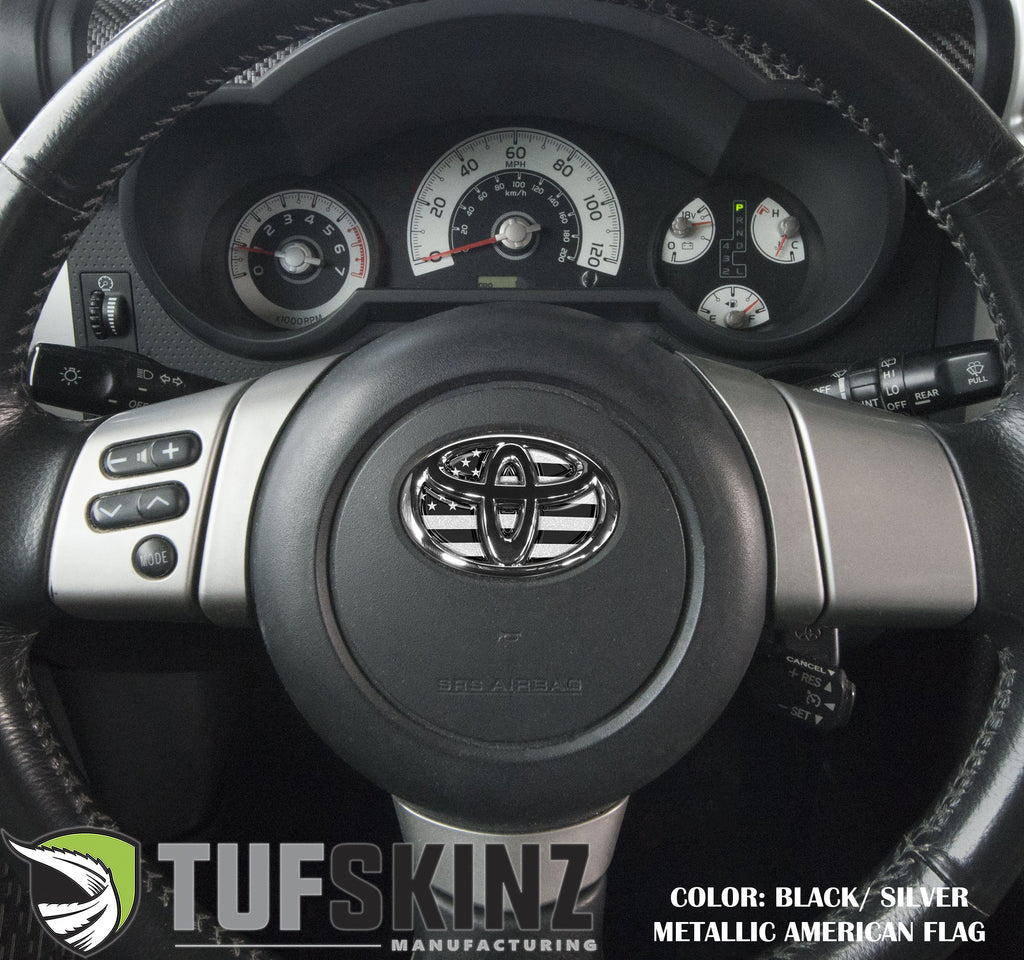 Steering Wheel Emblem Inserts Fits 2007-2014 Toyota FJ Cruiser