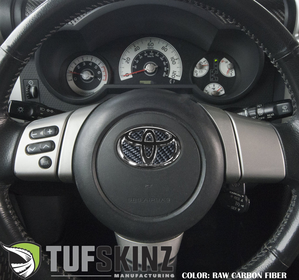 Steering Wheel Emblem Inserts Fits 2007-2014 Toyota FJ Cruiser