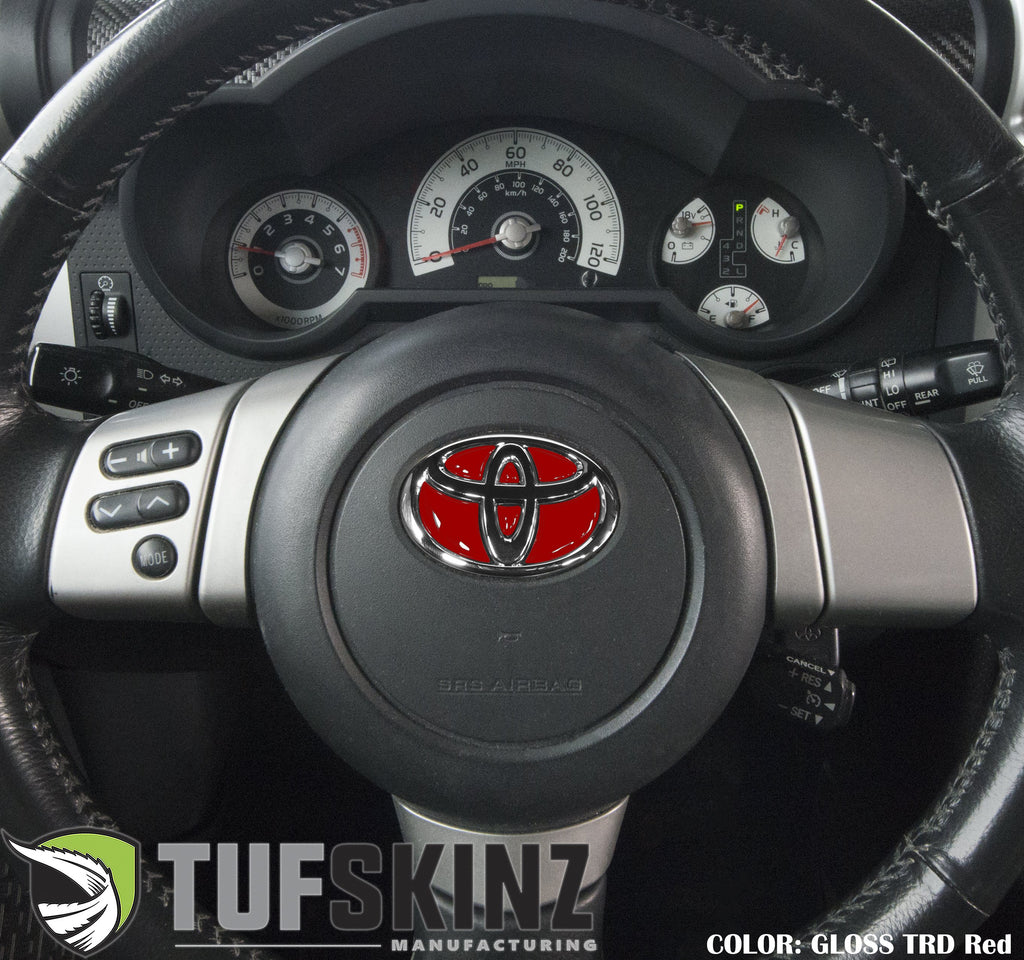 Steering Wheel Emblem Inserts Fits 2007-2014 Toyota FJ Cruiser