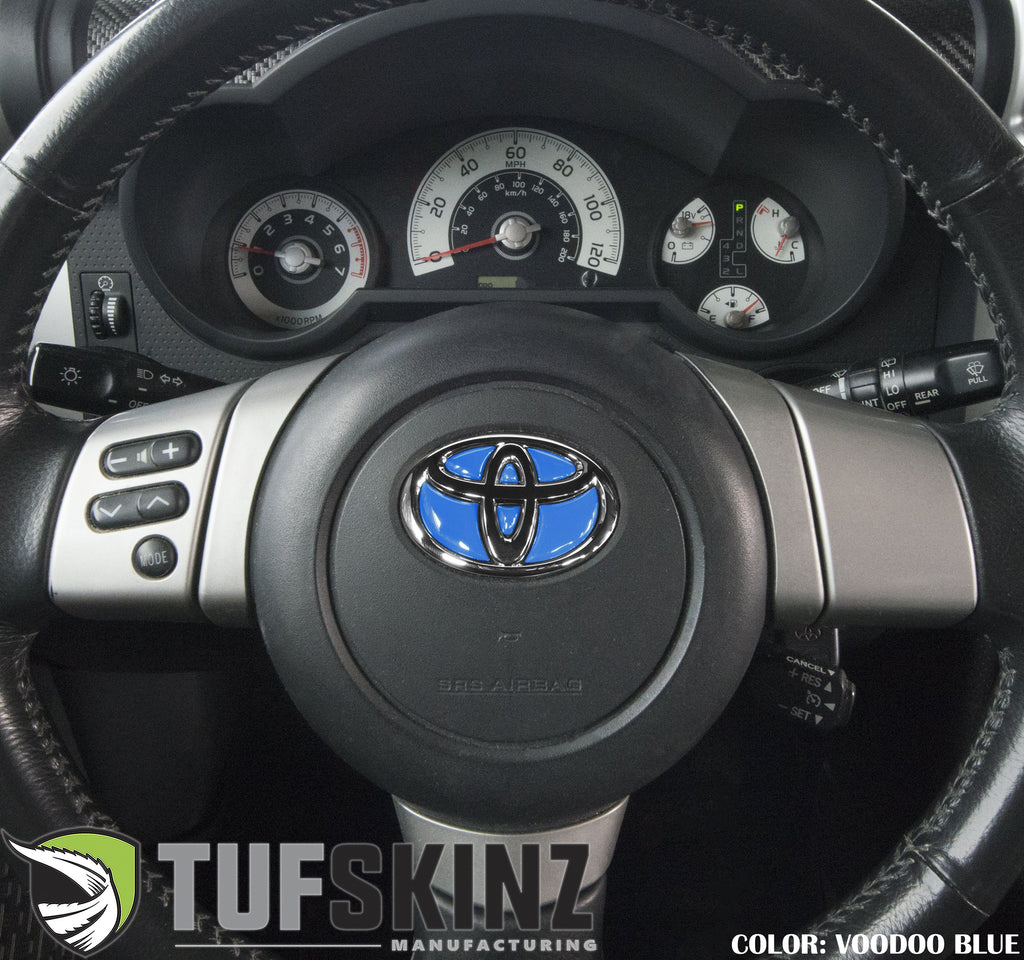 Steering Wheel Emblem Inserts Fits 2007-2014 Toyota FJ Cruiser