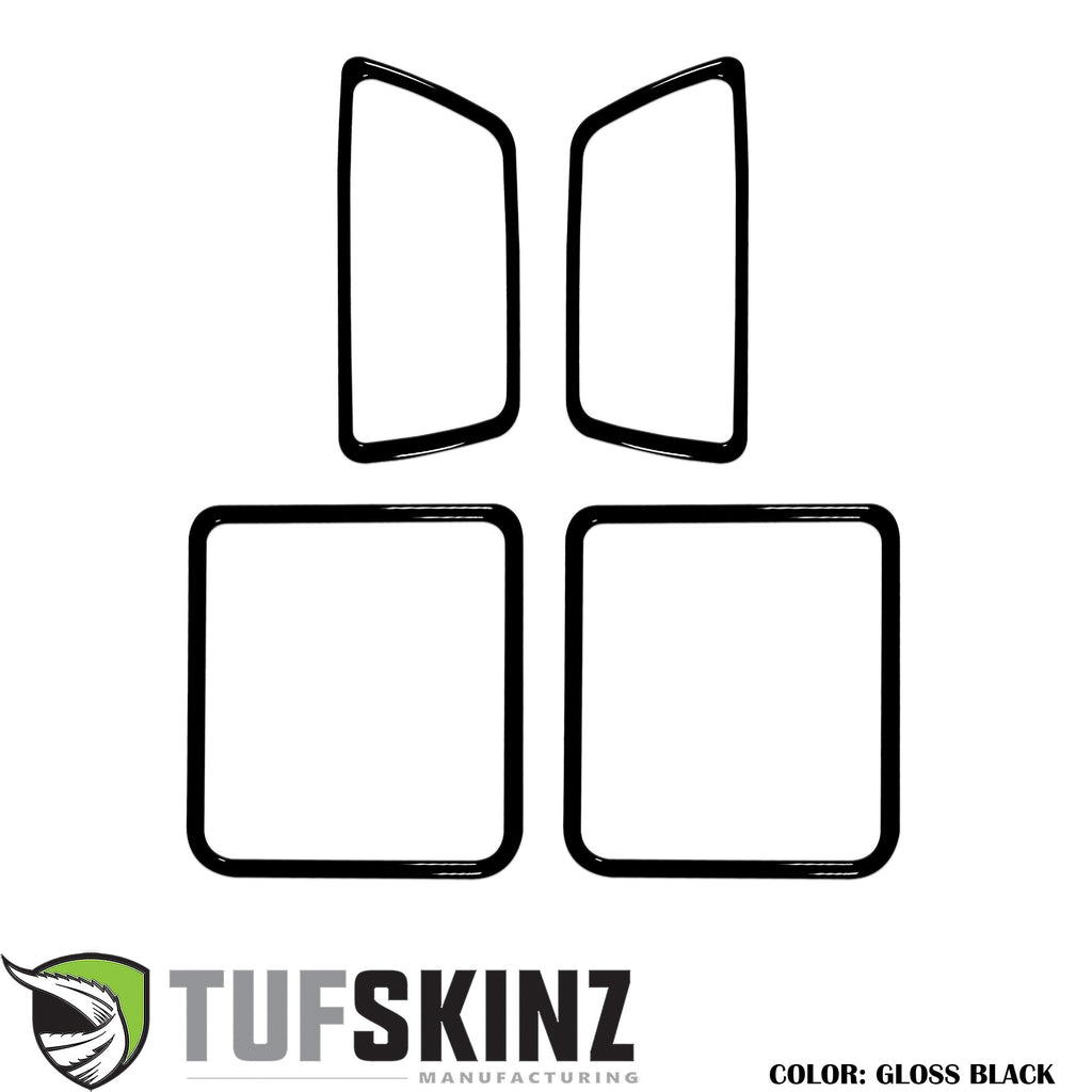 Door Handle Surround Accent Trim Overlays Fits 2016-2023 Toyota Tacoma