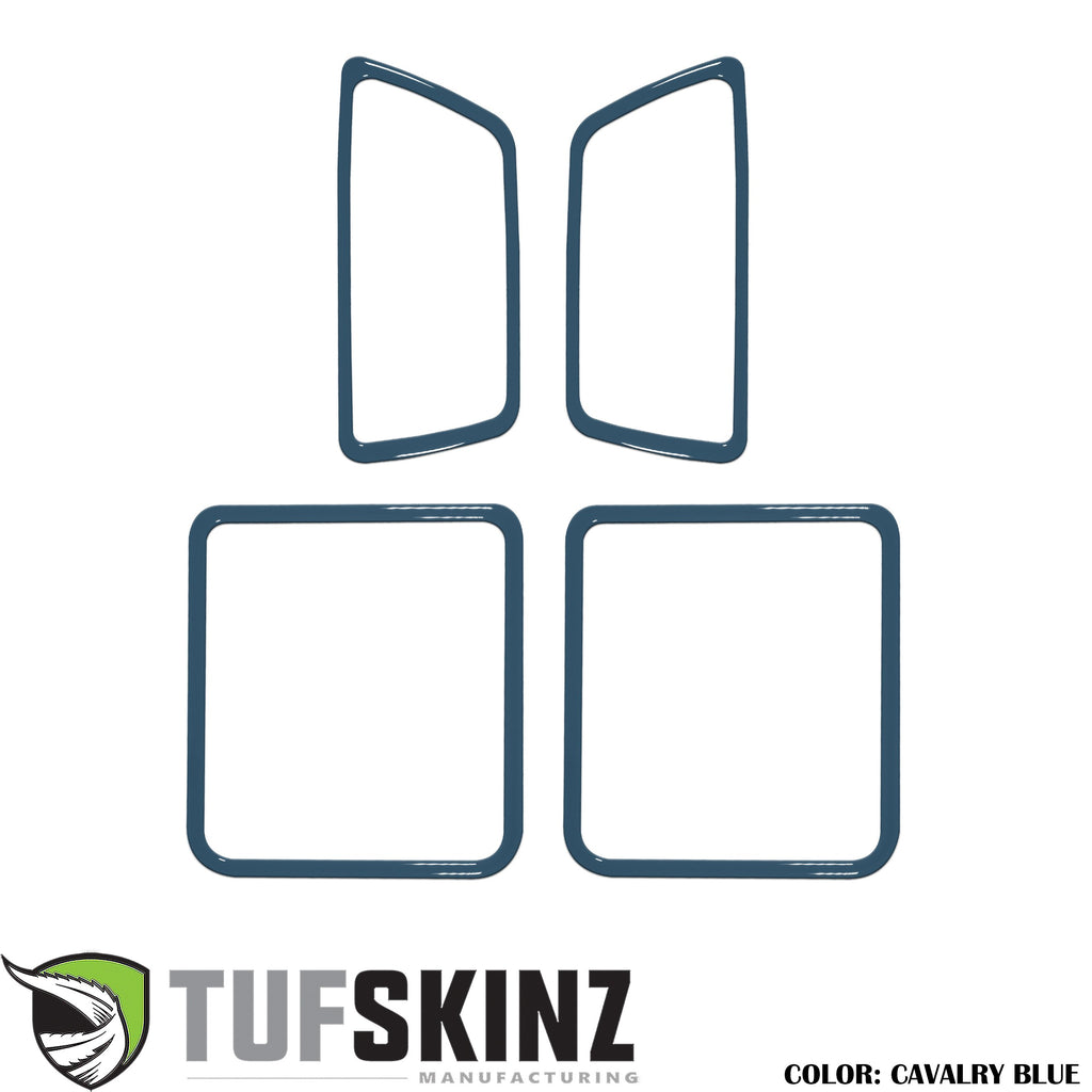 Door Handle Surround Accent Trim Overlays Fits 2016-2023 Toyota Tacoma