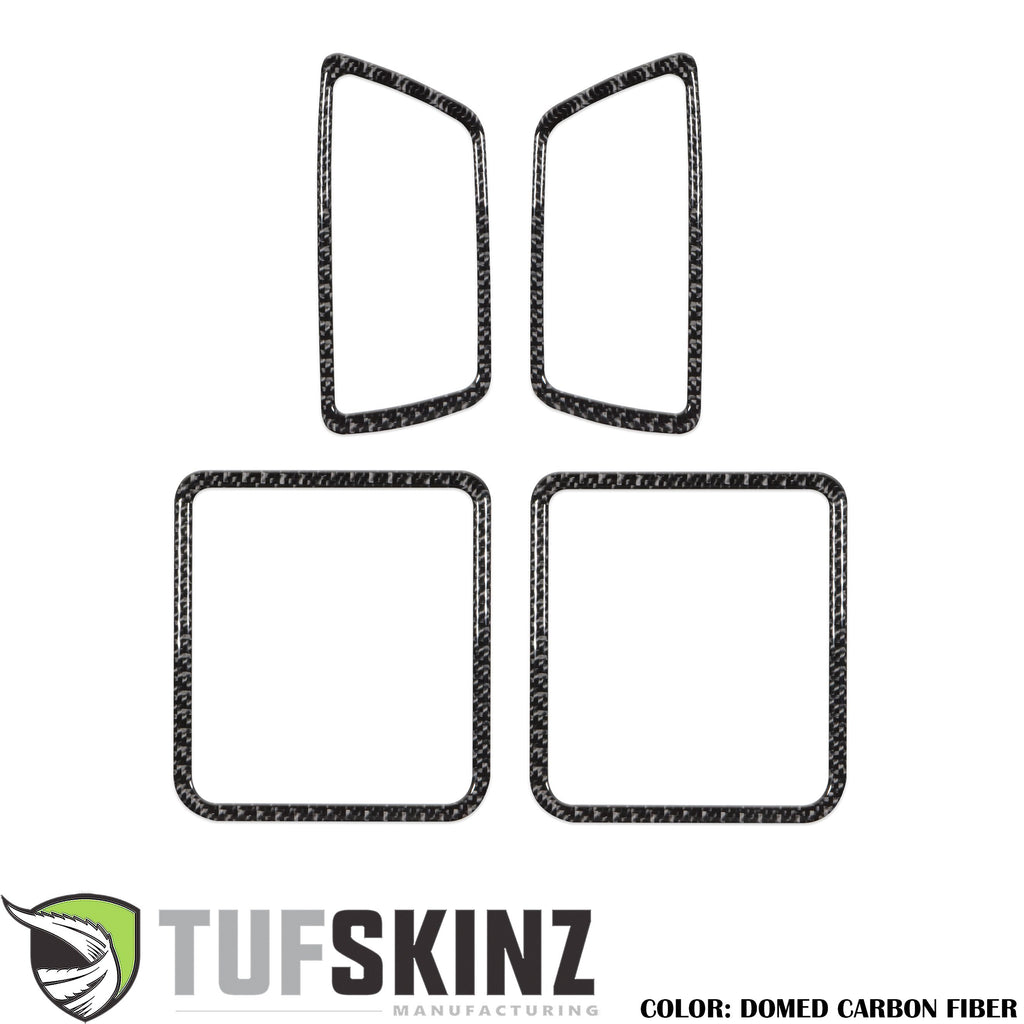 Door Handle Surround Accent Trim Overlays Fits 2016-2023 Toyota Tacoma