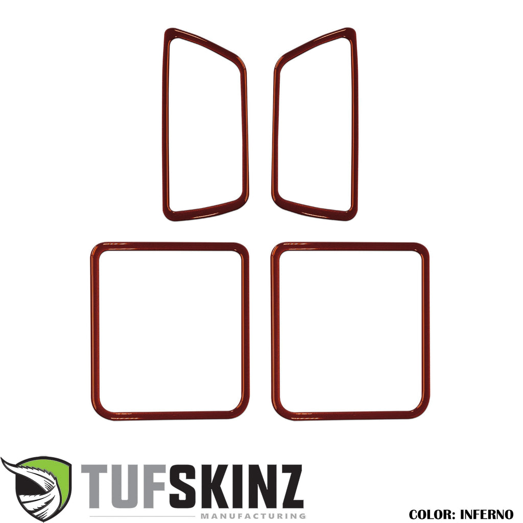 Door Handle Surround Accent Trim Overlays Fits 2016-2023 Toyota Tacoma