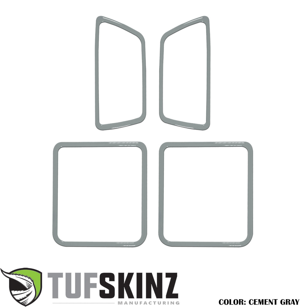 Door Handle Surround Accent Trim Overlays Fits 2016-2023 Toyota Tacoma