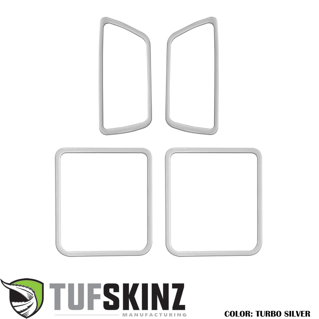 Door Handle Surround Accent Trim Overlays Fits 2016-2023 Toyota Tacoma