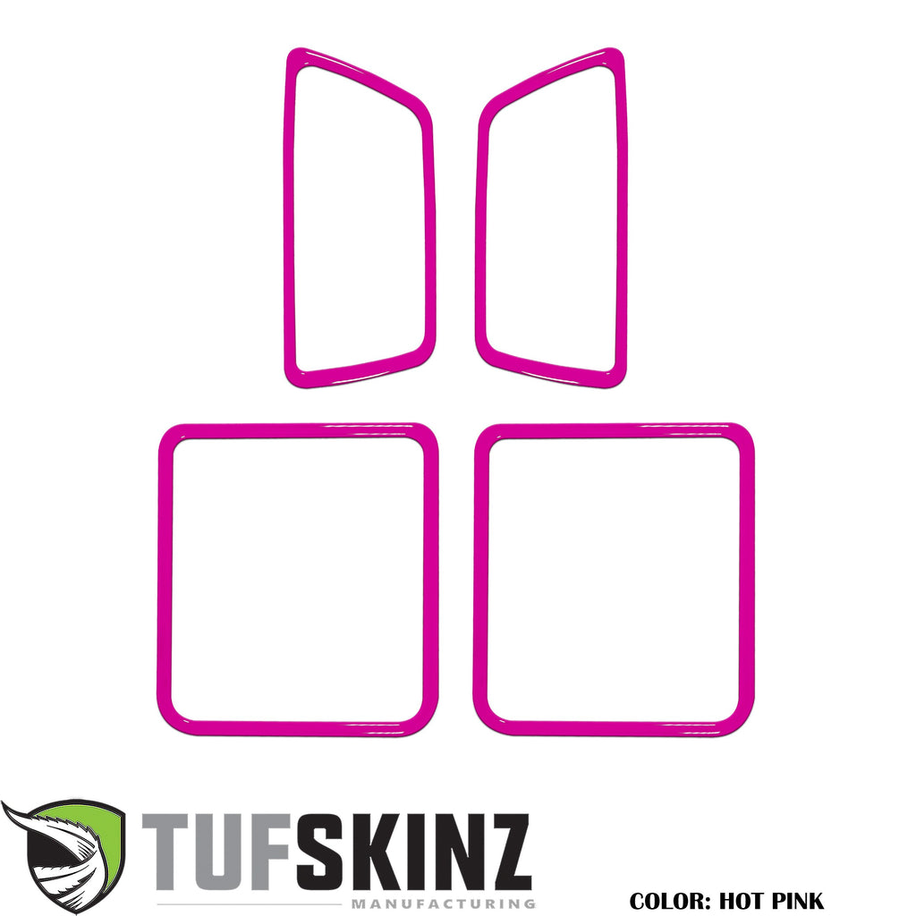 Door Handle Surround Accent Trim Overlays Fits 2016-2023 Toyota Tacoma