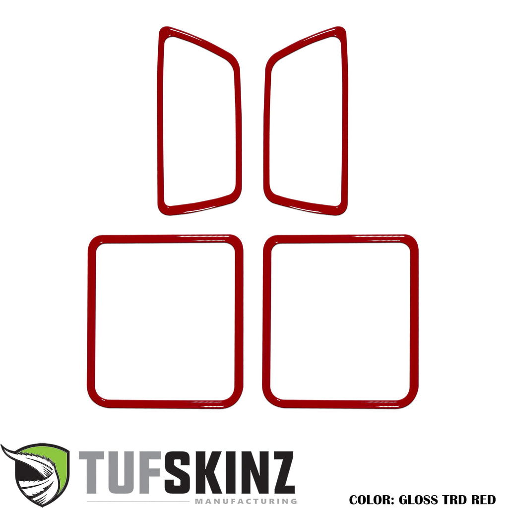 Door Handle Surround Accent Trim Overlays Fits 2016-2023 Toyota Tacoma