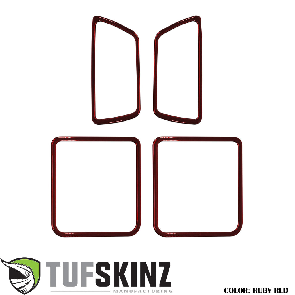 Door Handle Surround Accent Trim Overlays Fits 2016-2023 Toyota Tacoma