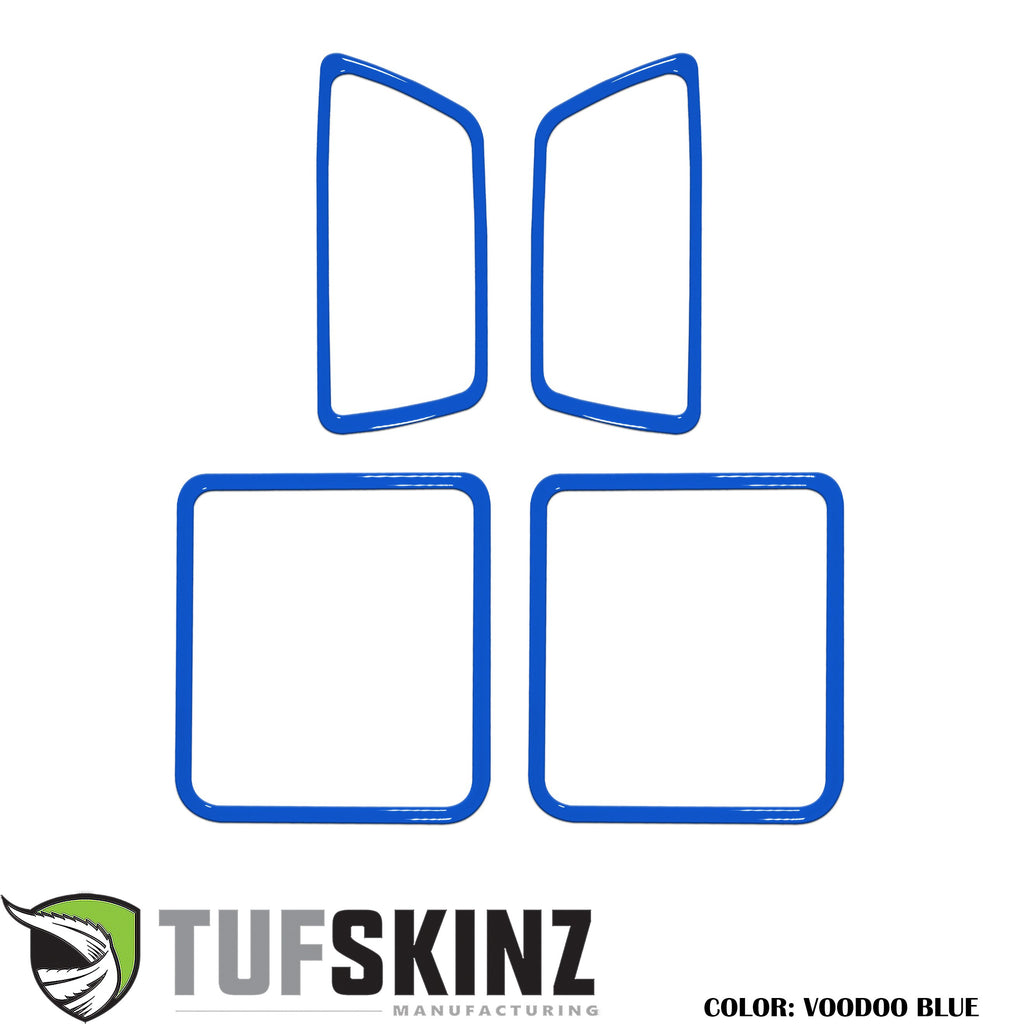 Door Handle Surround Accent Trim Overlays Fits 2016-2023 Toyota Tacoma