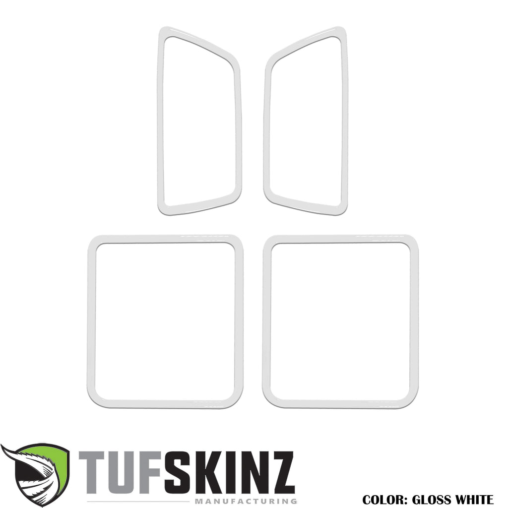 Door Handle Surround Accent Trim Overlays Fits 2016-2023 Toyota Tacoma