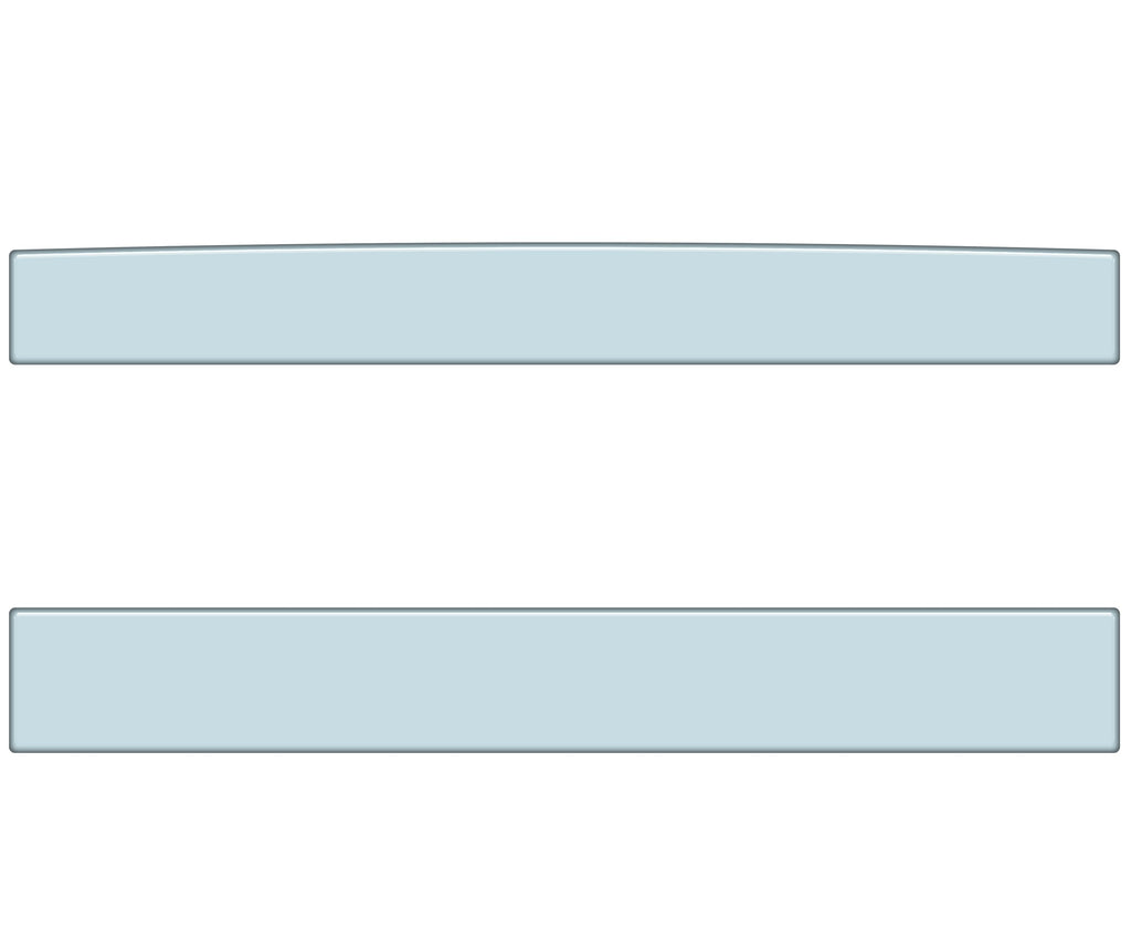 Rear Power Sliding Window Accent Trim Fits 2016-2023 Toyota Tacoma