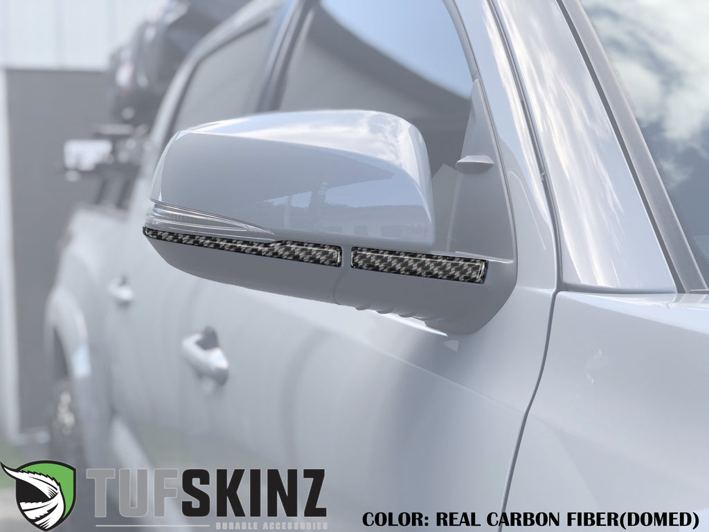 Side Mirror Accent Trim Overlays Fits 2016-2023 Toyota Tacoma