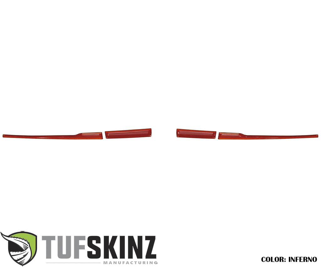 Side Mirror Accent Trim Overlays Fits 2016-2023 Toyota Tacoma