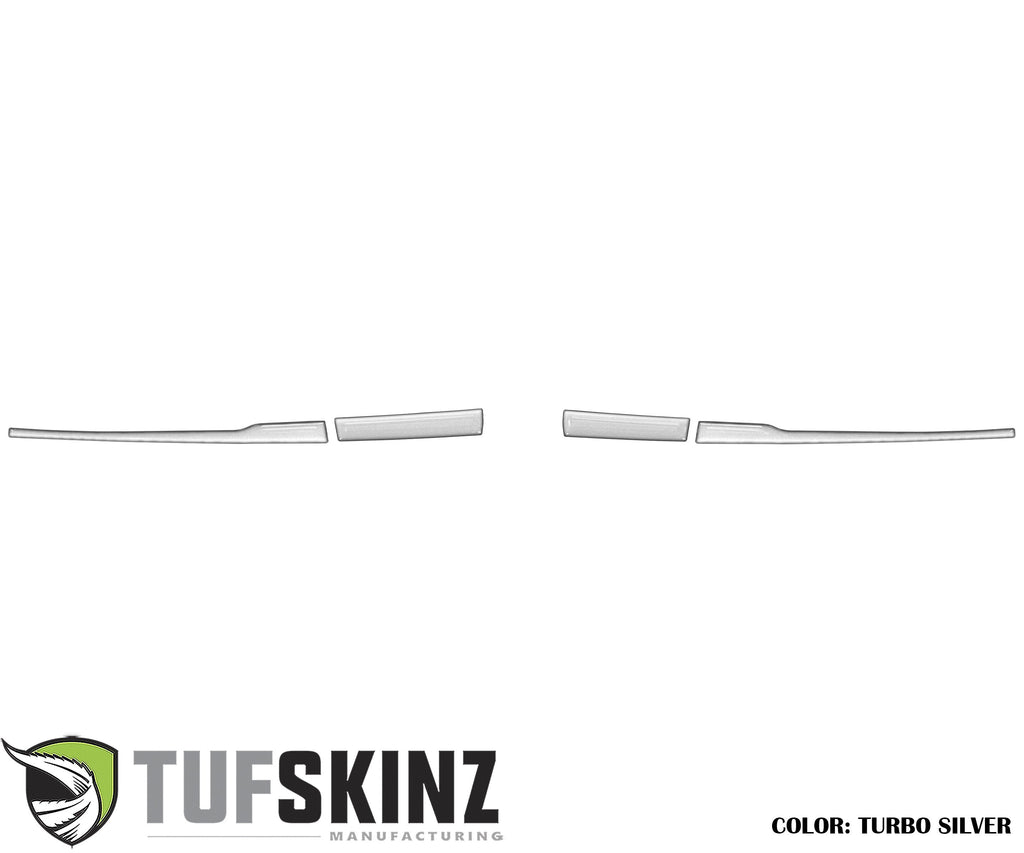 Side Mirror Accent Trim Overlays Fits 2016-2023 Toyota Tacoma