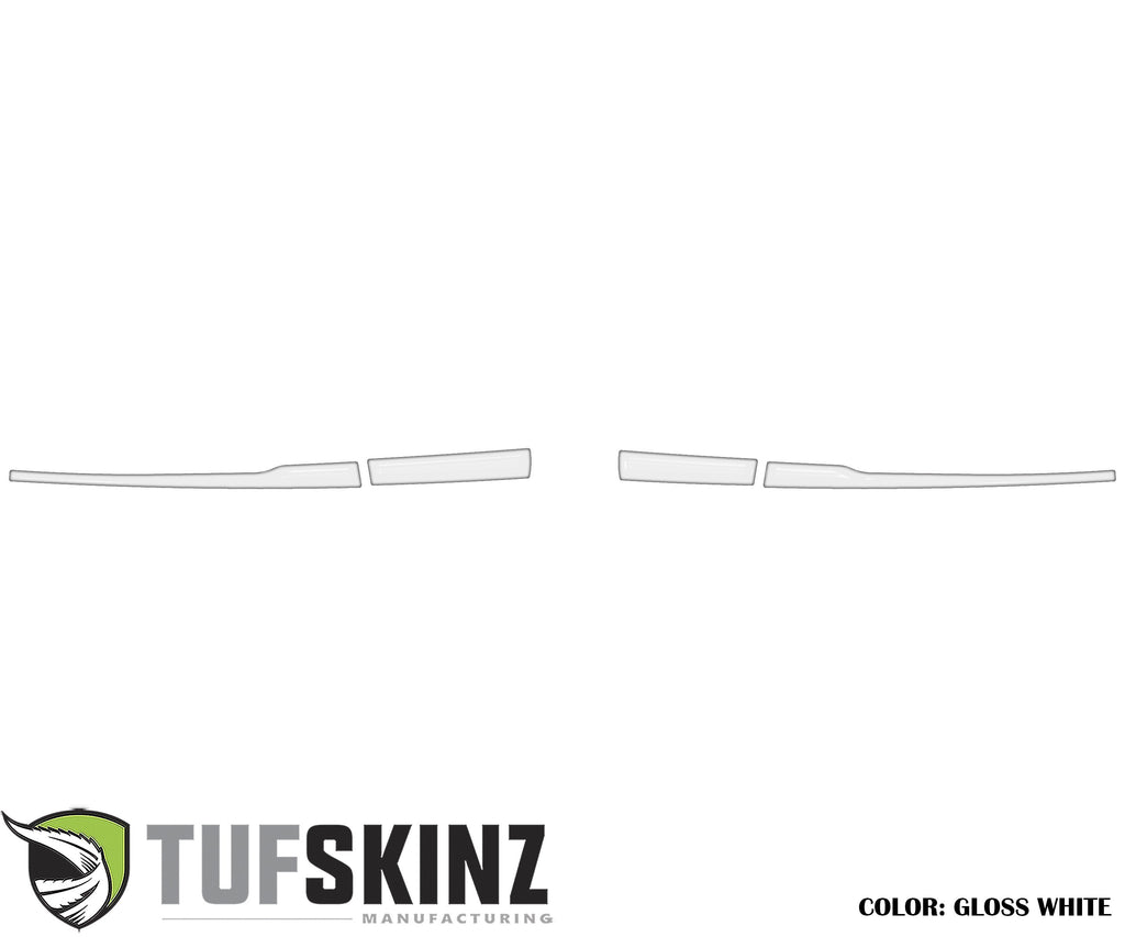 Side Mirror Accent Trim Overlays Fits 2016-2023 Toyota Tacoma