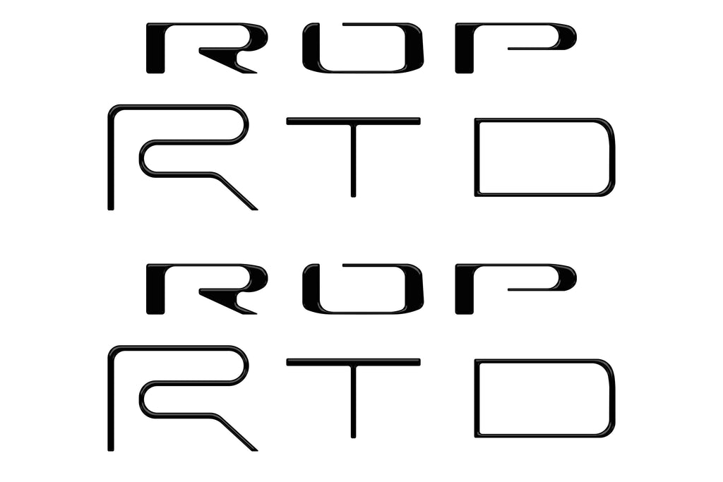 Bed Side Letter Inserts Fits 2022-2023 Toyota Tacoma TRD Pro