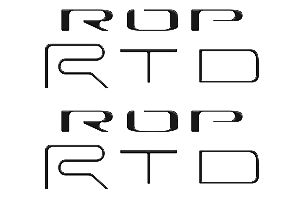 Bed Side Letter Inserts Fits 2022-2023 Toyota Tacoma TRD Pro