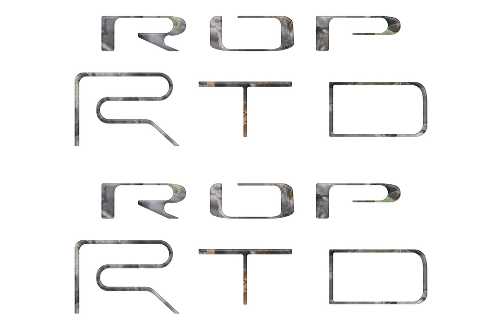 Bed Side Letter Inserts Fits 2022-2023 Toyota Tacoma TRD Pro