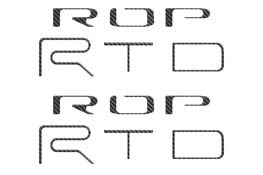 Bed Side Letter Inserts Fits 2022-2023 Toyota Tacoma TRD Pro