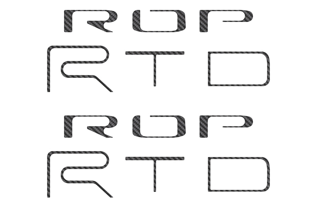 Bed Side Letter Inserts Fits 2022-2023 Toyota Tacoma TRD Pro