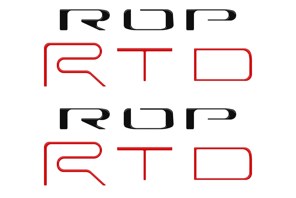 Bed Side Letter Inserts Fits 2022-2023 Toyota Tacoma TRD Pro