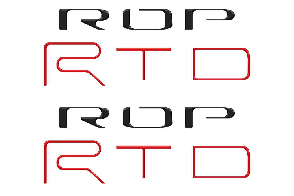 Bed Side Letter Inserts Fits 2022-2023 Toyota Tacoma TRD Pro