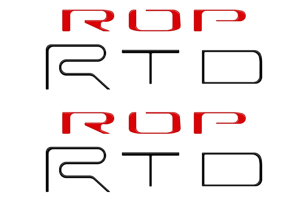 Bed Side Letter Inserts Fits 2022-2023 Toyota Tacoma TRD Pro