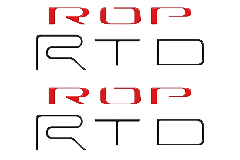 Bed Side Letter Inserts Fits 2022-2023 Toyota Tacoma TRD Pro