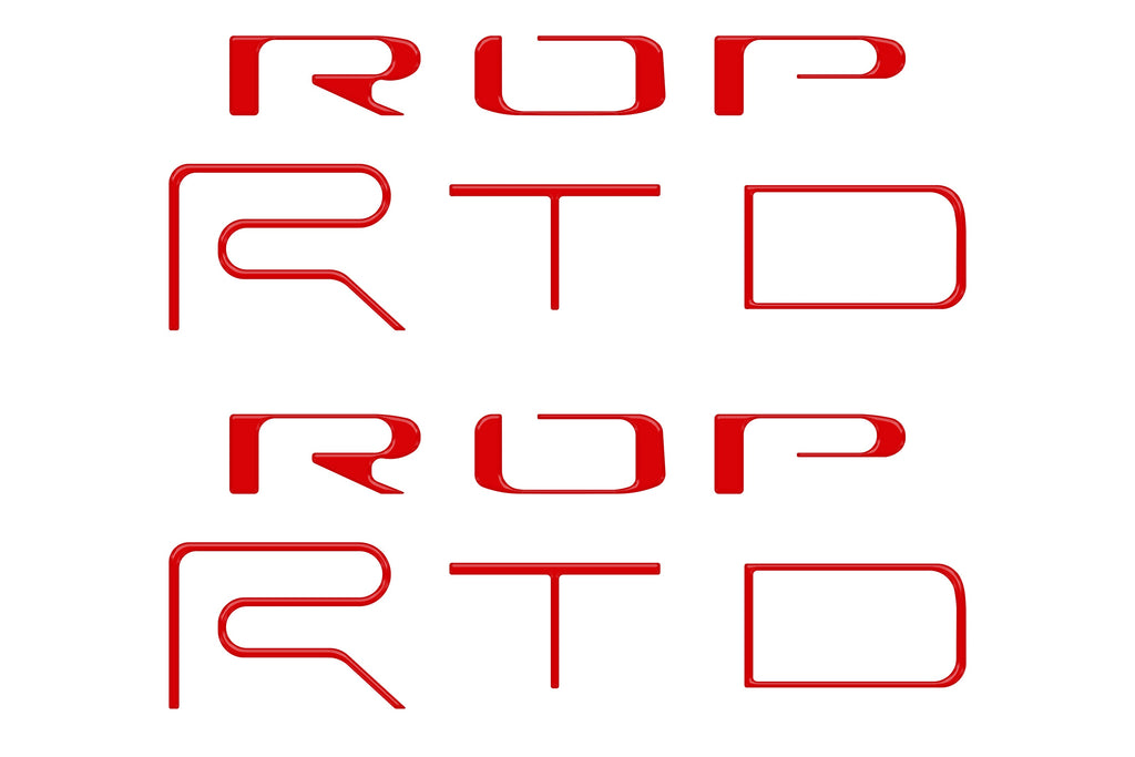 Bed Side Letter Inserts Fits 2022-2023 Toyota Tacoma TRD Pro