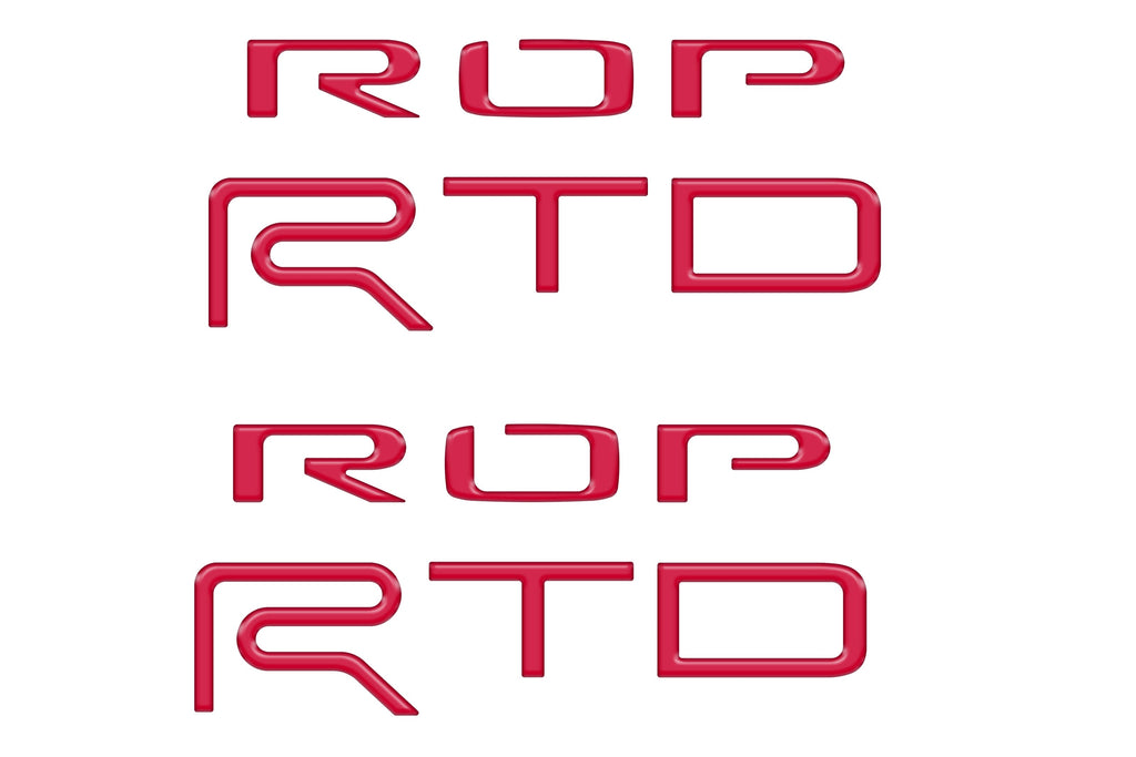 Bed Side Letter Inserts Fits 2015-2021 Toyota Tundra TRD Pro
