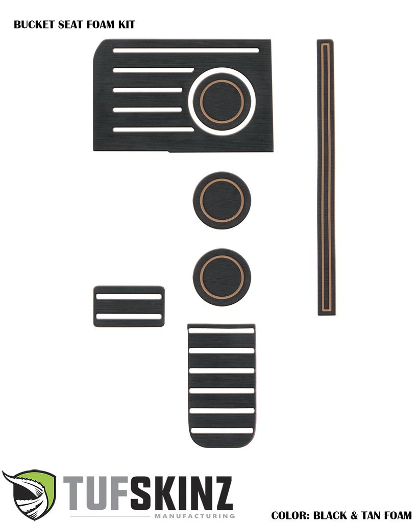 Bucket Seat Foam Inserts Fits 2014-2021 Toyota Tundra
