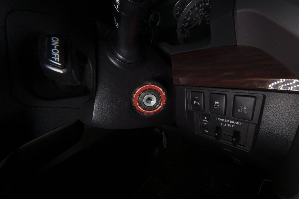 Key Ignition Accent Trim Overlay Fits 2014-2021 Toyota Tundra