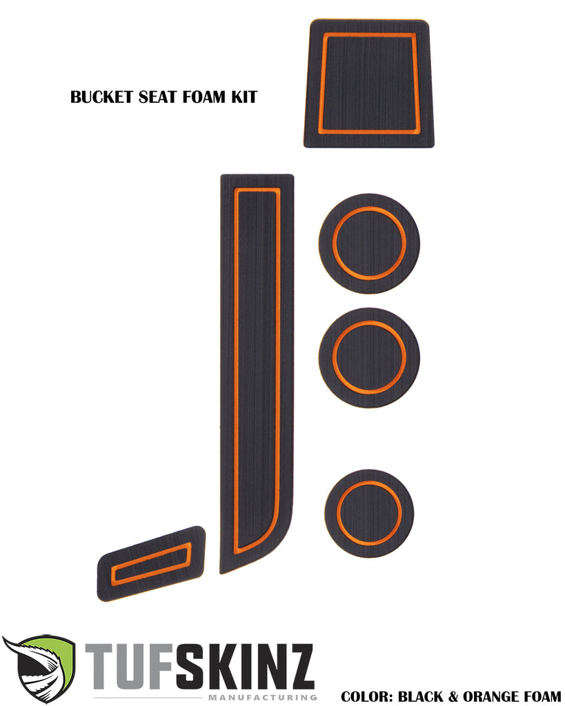 Bucket Seats Interior Cup Holder Foam Inserts Fits 2007-2013 Toyota Tundra