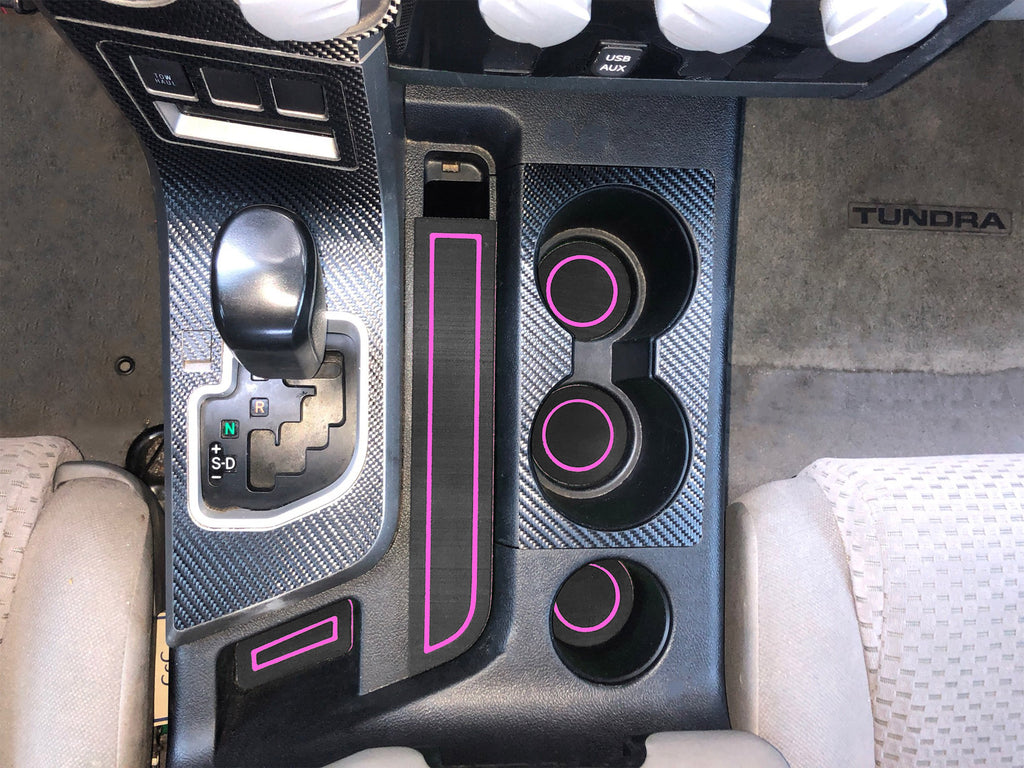 Bucket Seats Interior Cup Holder Foam Inserts Fits 2007-2013 Toyota Tundra