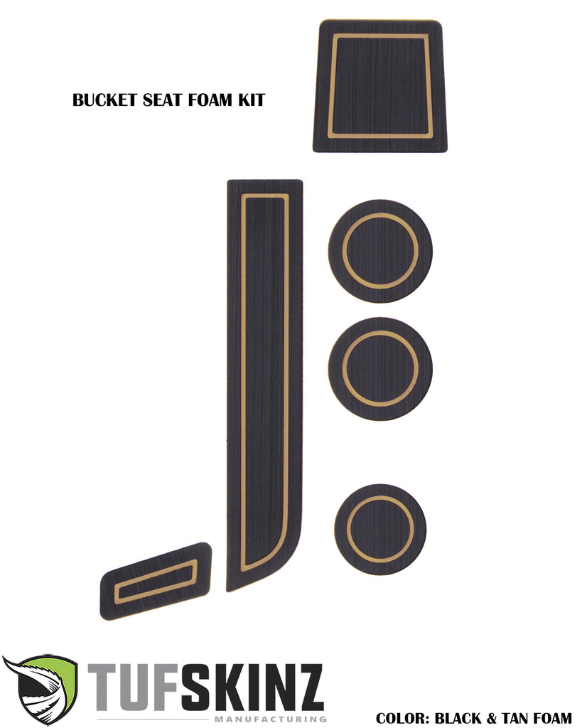 Bucket Seats Interior Cup Holder Foam Inserts Fits 2007-2013 Toyota Tundra