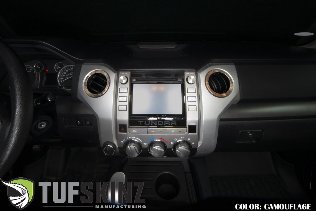 AC Vent Rings Accent Trim Fits 2014-2021 Toyota Tundra