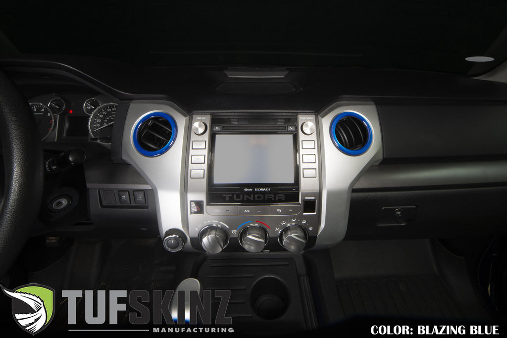 AC Vent Rings Accent Trim Fits 2014-2021 Toyota Tundra