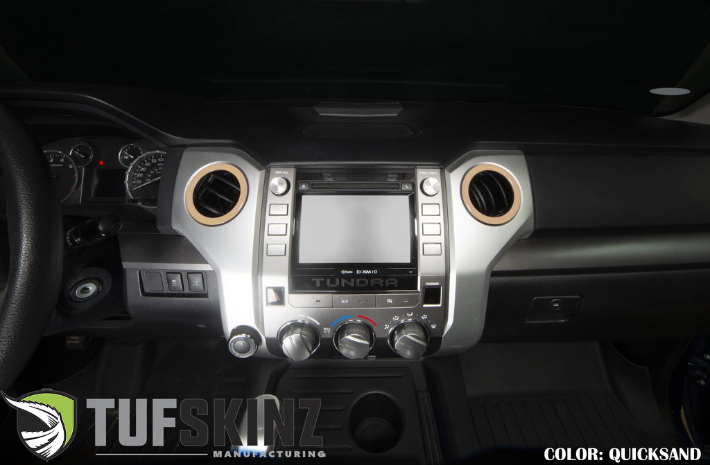 AC Vent Rings Accent Trim Fits 2014-2021 Toyota Tundra