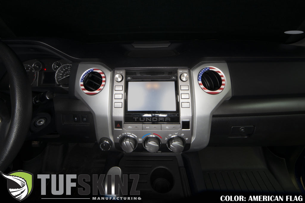 AC Vent Rings Accent Trim Fits 2014-2021 Toyota Tundra