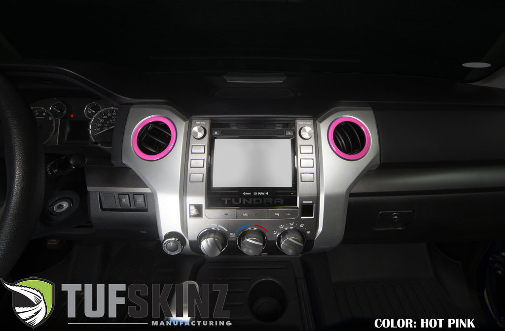 AC Vent Rings Accent Trim Fits 2014-2021 Toyota Tundra