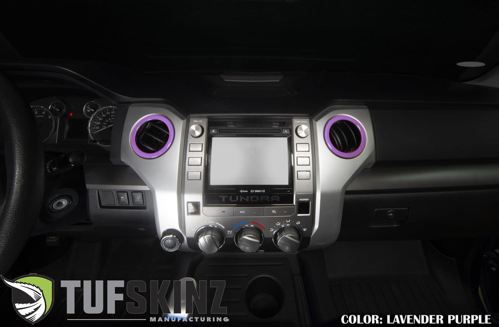 AC Vent Rings Accent Trim Fits 2014-2021 Toyota Tundra