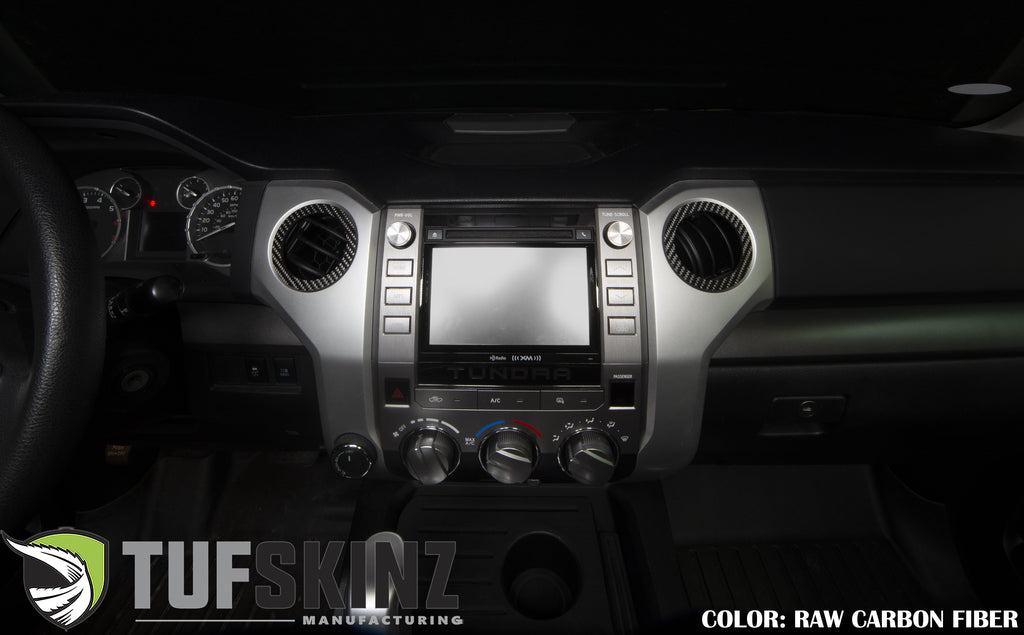 AC Vent Rings Accent Trim Fits 2014-2021 Toyota Tundra