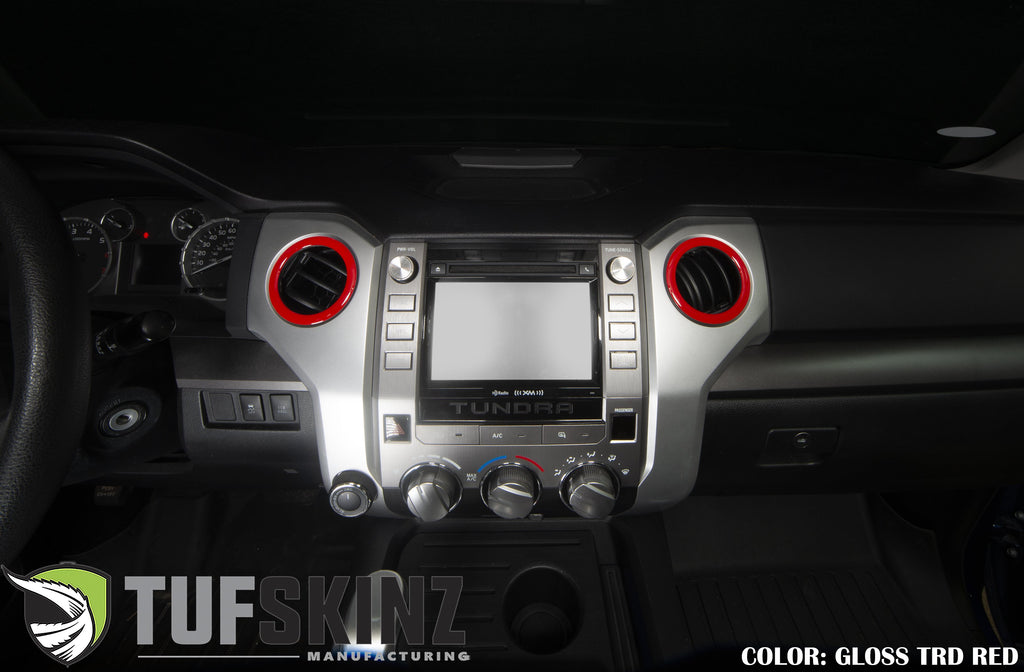 AC Vent Rings Accent Trim Fits 2014-2021 Toyota Tundra