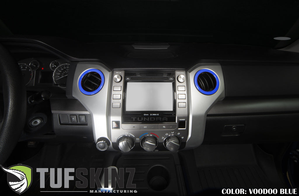 AC Vent Rings Accent Trim Fits 2014-2021 Toyota Tundra