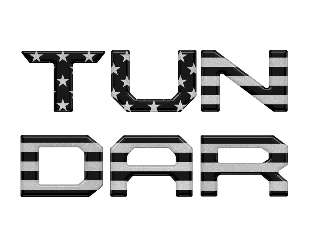 Lower Grille Letter Inserts Fits 2022-2024 Toyota Tundra